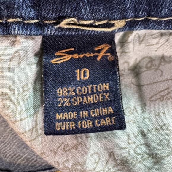 Seven 7 Women's Boot Cut Flare Leg Jeans Sz 10 - Picture 10 of 10